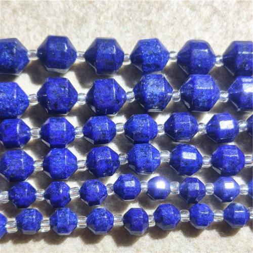 Perles de pierre gemme unique, calcédoine, DIY & normes différentes pour le choix & facettes, couleur de lapis-lazuli Environ 36-38 cm, Vendu par brin