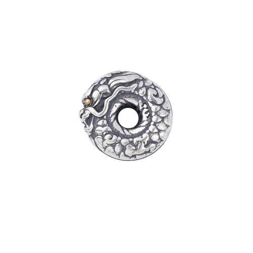 Sterling Silber Spacer Perlen, 925er Sterling Silber, Drachen, DIY, verkauft von PC