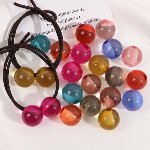Bijoux Perles en résine, Rond, DIY, plus de couleurs à choisir, 18mm, Vendu par PC