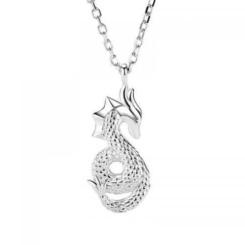 Sterling Silver Jewelry Necklace, 925 Sterling Silver, with 5CM extender chain, plated, Unisex, platinum color Approx 50 cm [