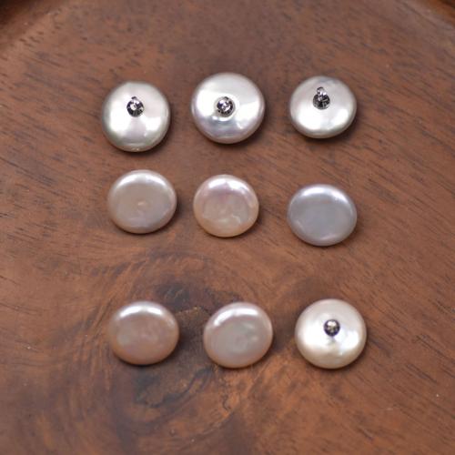 Freshwater Pearl Shank Button, Baroque, DIY white 
