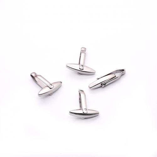 Stainless Steel Cufflink, 304 Stainless Steel, polished, DIY, original color 