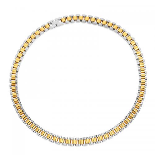 Halskette, 304 Edelstahl, Vakuum-Ionen-Beschichtung, Modeschmuck & unterschiedliche Länge der Wahl & für den Menschen, keine, verkauft von PC
