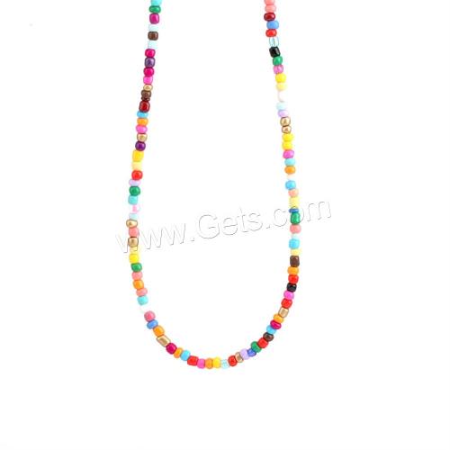 Glass Seed Beads Jewelry Sets, handmade & for woman, multi-colored 