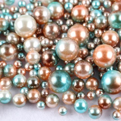 ABS perla de los granos de plástico, plástico ABS, Esférico, Bricolaje & diverso tamaño para la opción, más colores para la opción, Vendido por Bolsa