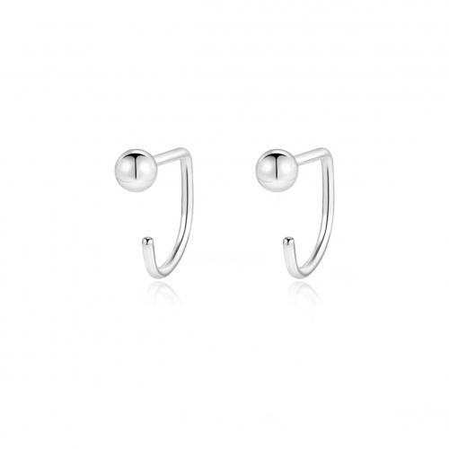 Sterling Silver Stud Earring, 925 Sterling Silver, fashion jewelry & for woman 