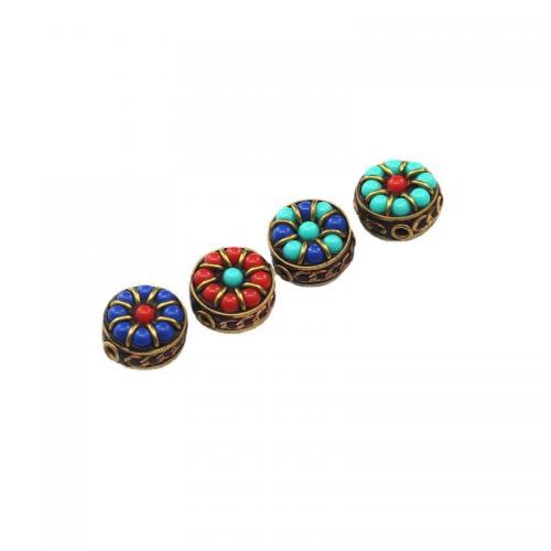 Zinc Alloy Spacer Beads, with Clay & Resin & Brass, DIY 