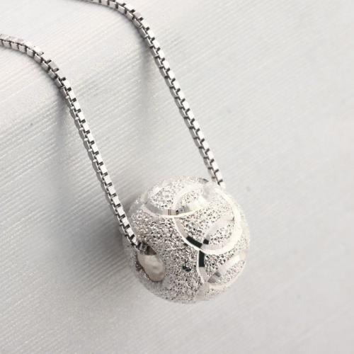 Sterling Silver Jewelry Necklace, 925 Sterling Silver, polished, fashion jewelry & Unisex Approx 40 cm 