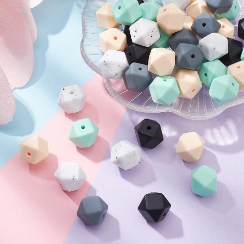 Silikon Perlen Schmuck, DIY, gemischte Farben, 30PCs/Tasche, verkauft von Tasche