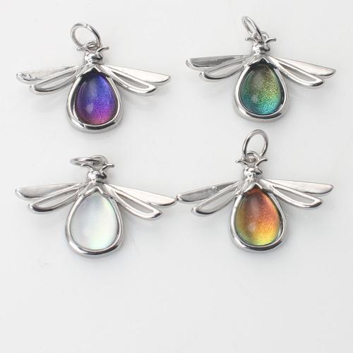 Glass Brass Pendants, with Glass, silver color plated, DIY 