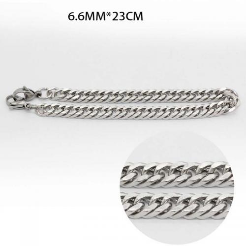 Titanium Steel Bracelet & Bangle, fashion jewelry & Unisex nickel, lead & cadmium free 