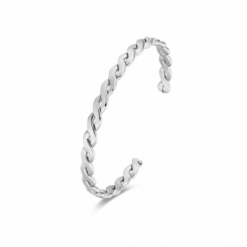 Titanium Steel Bracelet & Bangle, Vacuum Ion Plating, fashion jewelry & for woman nickel, lead & cadmium free, Inner Approx 55mm 