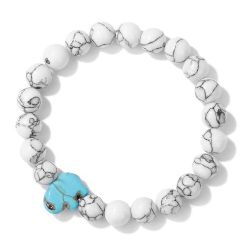 Gemstone Bracelets, Natural Stone, handmade, fashion jewelry & Unisex Approx 19 cm 