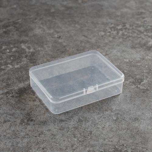 Boîte en plastique, Polypropylène (pp), rectangle, Anti-poussière Vendu par PC