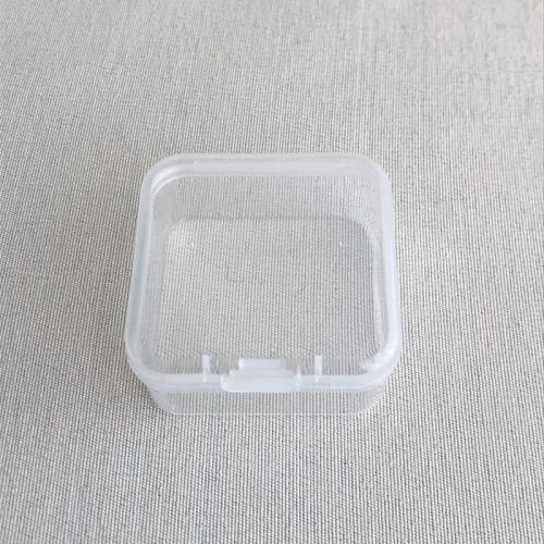Plastic Bead Container, Polypropylene(PP), Square, dustproof 