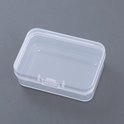 Plastic Bead Container, Polypropylene(PP), Rectangle, dustproof 