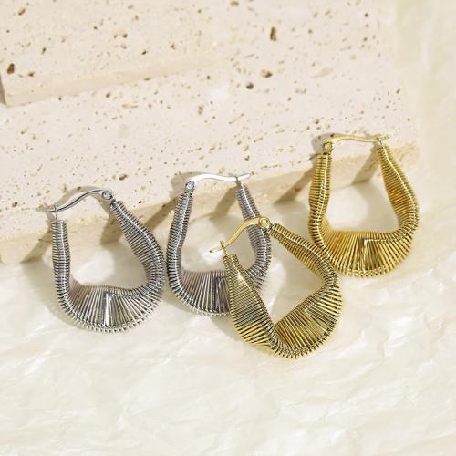 Edelstahl Baumeln Ohrring, 304 Edelstahl, Modeschmuck & verschiedene Stile für Wahl & für Frau, keine, verkauft von Paar