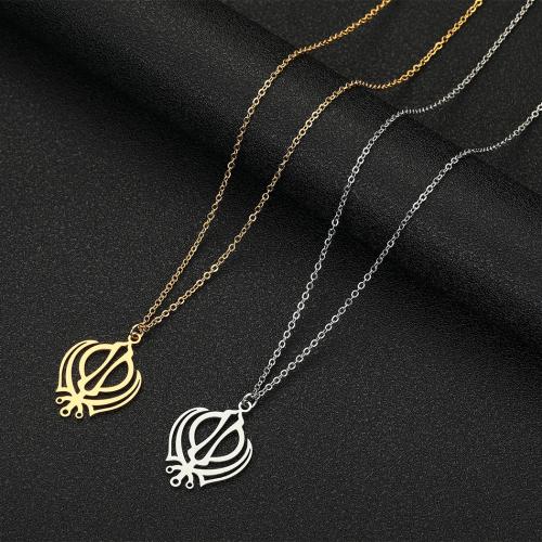 Stainless Steel Jewelry Necklace, 304 Stainless Steel, with 5cm extender chain, fashion jewelry & for woman Approx 45 cm 