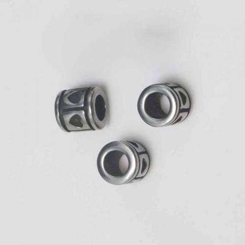 Stainless Steel Beads, 304 Stainless Steel, Column, polished, DIY, original color Approx 5mm 