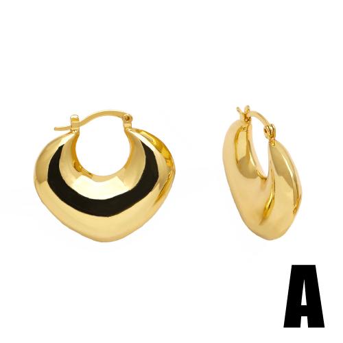 Brass Drop Earring, plated, fashion jewelry golden 