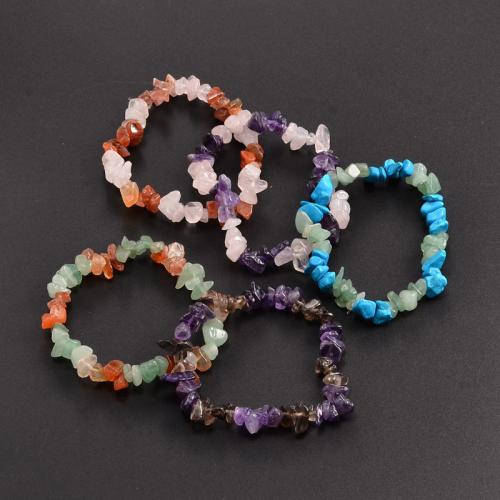 Gemstone Bracelets, Elastic Thread, with Natural Stone, handmade, fashion jewelry & Unisex, Internal 50mm., Approx 