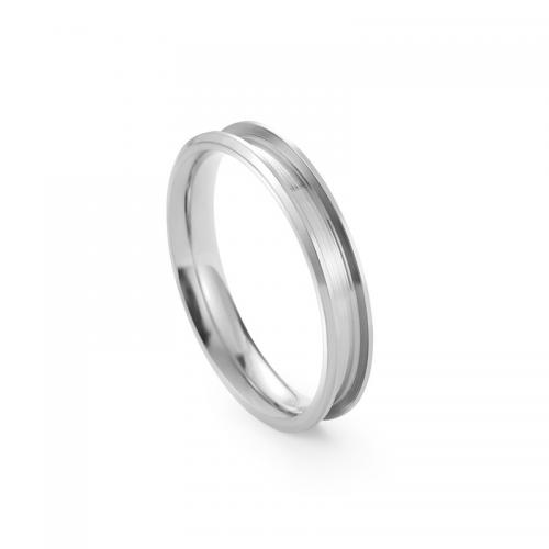 Titanium Steel Finger Ring, Vacuum Ion Plating, fashion jewelry & for man 