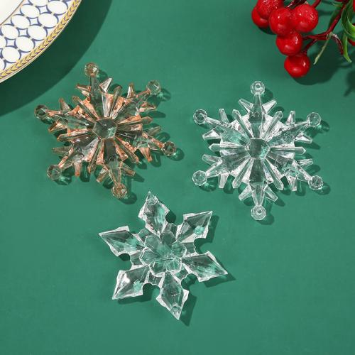 クリスマスハンギングデコレーション, アクリル, 雪の結晶, 異なるスタイルを選択, 500G/ロト, 売り手 ロト