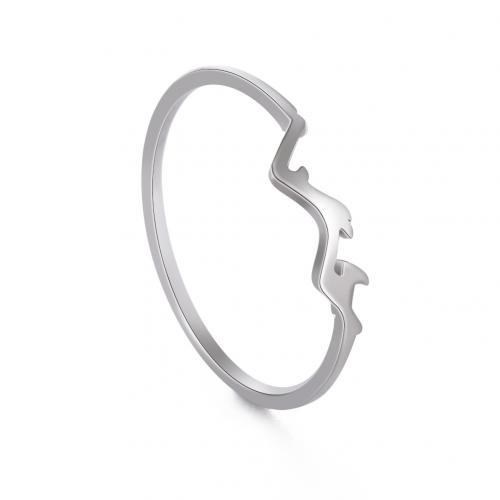 Stainless Steel Finger Ring, 304 Stainless Steel, fashion jewelry & for woman, original color 