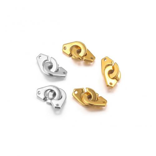 Stainless Steel Jewelry Clasp, 304 Stainless Steel, Vacuum Ion Plating, fashion jewelry & DIY nickel, lead & cadmium free 