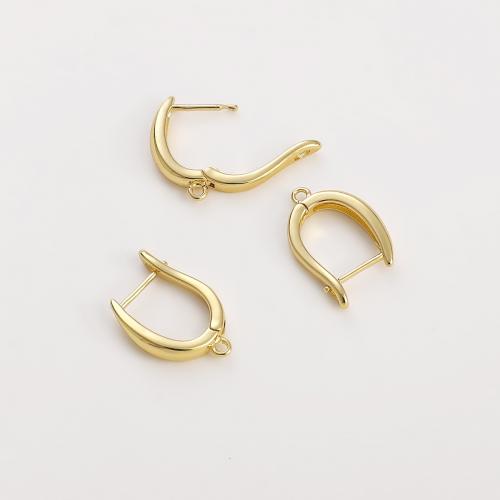 Brass Lever Back Earring Component, 14K gold-filled, DIY Approx 