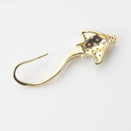 Латунные Подвески в форме животного, Латунь, Животное, плакирован золотом, DIY продается PC