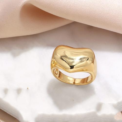 Палец кольцо-латунь, Латунь, Другое покрытие, ювелирные изделия моды & различные модели для выбора, Золотой, продается PC