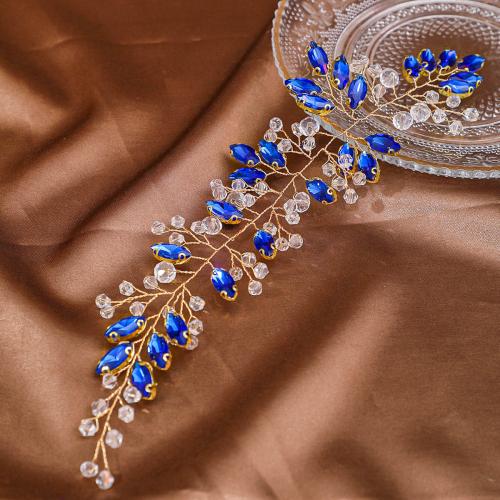 Ruban bijoux, alliage de zinc, avec strass de résine & plastique, pour femme, plus de couleurs à choisir Vendu par PC