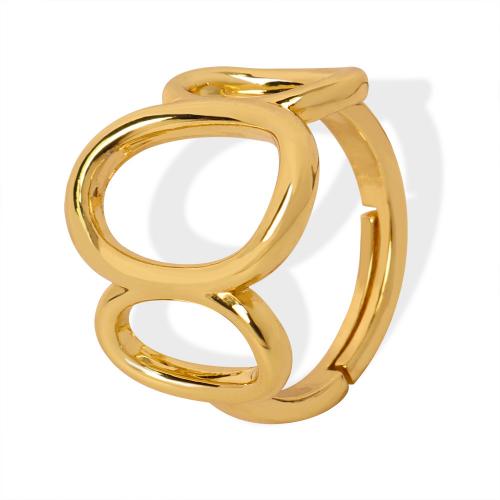 Палец кольцо-латунь, Латунь, Другое покрытие, Женский, Золотой, размер:7, продается PC