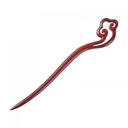 Hair Stick, Sandalwood, vintage & for woman, 180mm 