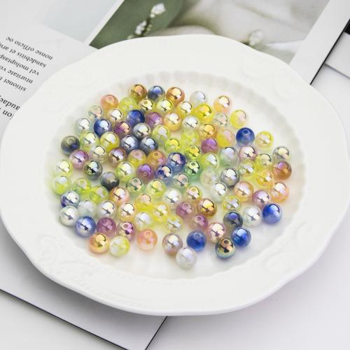 Bijoux Perles en résine, Rond, DIY, plus de couleurs à choisir, 8mm Environ 2mm Vendu par sac