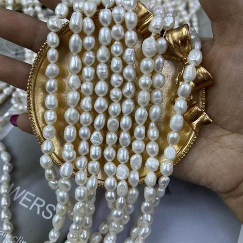 Perles de culture d'eau douce Keishi, perle d'eau douce cultivée, baroque, DIY & normes différentes pour le choix, blanc Environ 38 cm, Vendu par brin