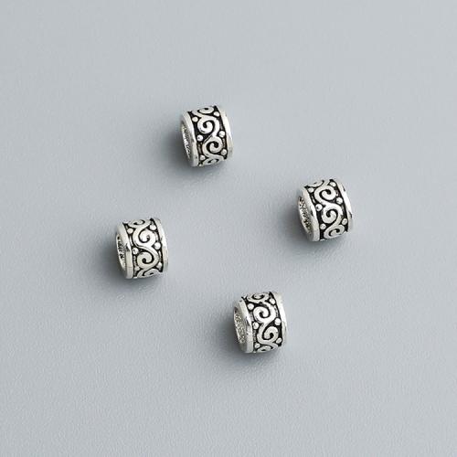 Sterling Silver Spacer Beads, 925 Sterling Silver, vintage & DIY Approx 3mm 