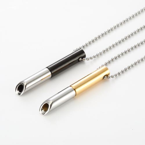 Titanium Steel Jewelry Necklace, fashion jewelry & Unisex Approx 60 cm 