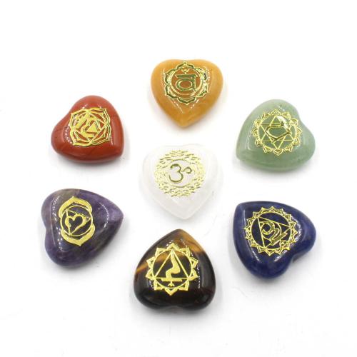 Decoración de semi piedras preciosas, 7 piezas & Diferente forma para la elección, más colores para la opción, Vendido por Set
