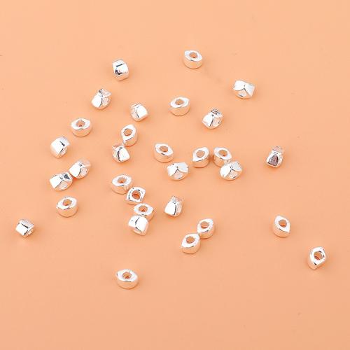 Perles intercalaires en argent , argent sterling 925, Placage, DIY, couleur platine, Vendu par PC