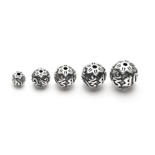 Sterling Silber Spacer Perlen, 925 Sterling Silber, plattiert, DIY & verschiedene Größen vorhanden, originale Farbe, verkauft von PC