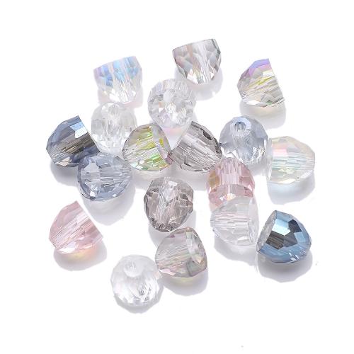 Transluzente Glasperlen, Glas, DIY, keine, 6x6mm, Bohrung:ca. 1.2mm, ca. 100PCs/Tasche, verkauft von Tasche[