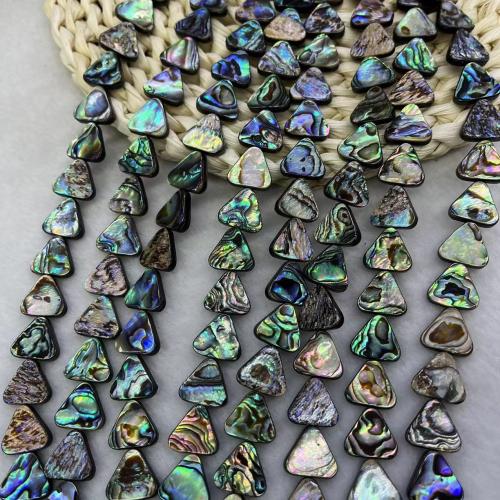 Perles coquillage d'ormeau, coquille d'ormeau, triangle, DIY Environ 39 cm, Environ Vendu par brin