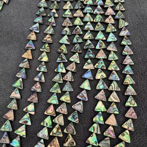 Seeohr Muschelperlen, Dreieck, DIY, 15mm, Länge:ca. 39 m, ca. 30PCs/Strang, verkauft von Strang