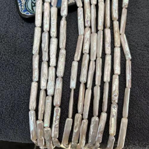 Barock kultivierten Süßwassersee Perlen, Natürliche kultivierte Süßwasserperlen, Modeschmuck & DIY, weiß, 5x24mm, 4PCs/Tasche, verkauft von Tasche