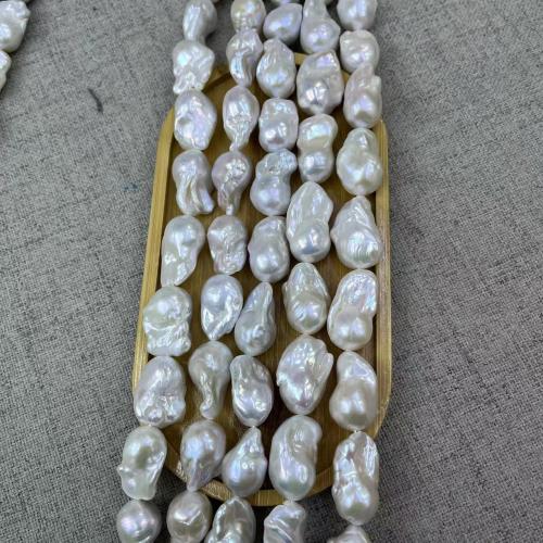 Baroque Cultured Freshwater Pearl Beads, fashion jewelry & DIY, white Approx 