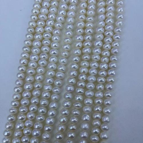 Natural Freshwater Pearl Loose Beads, Keshi, fashion jewelry & DIY white, Approx 