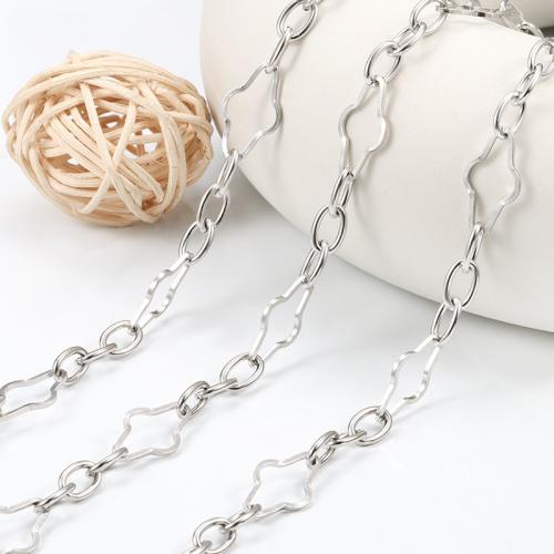 Мода нержавеющей стали ожерелье цепь, Нержавеющая сталь 304, электролизация, DIY, продается м[