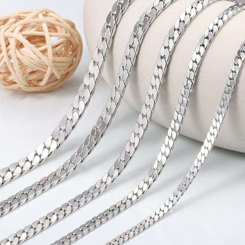 Fashion Stainless Steel Necklace Chain, 304 Stainless Steel, electrolyzation, DIY 
